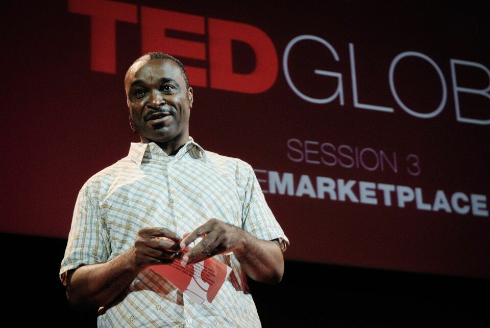 Emeka Okafor speaking at TEDGlobal
